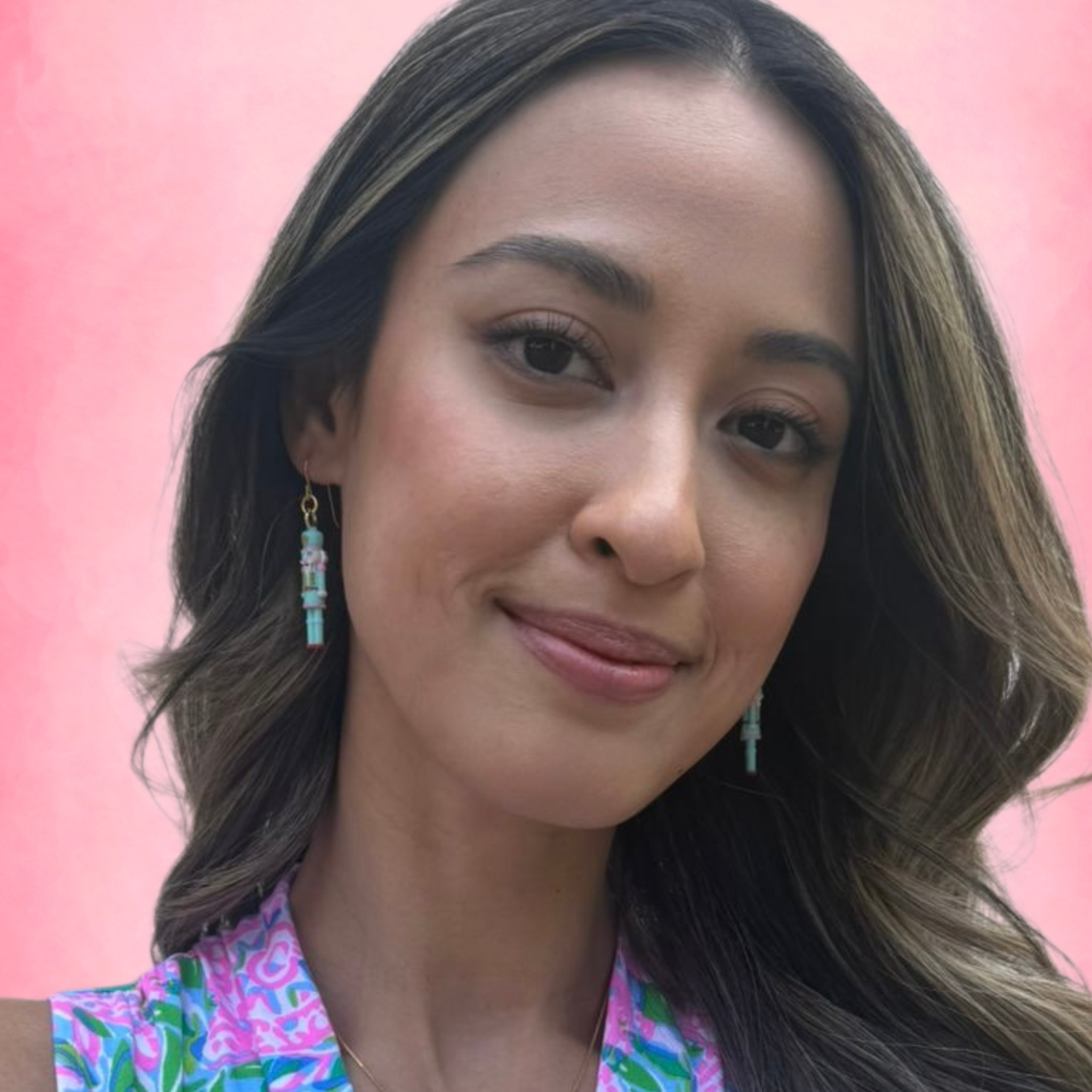 Nutcracker Dangle Earrings - Sterling Silver Hooks