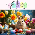 Easter gift card design for D&W Delightful Wares