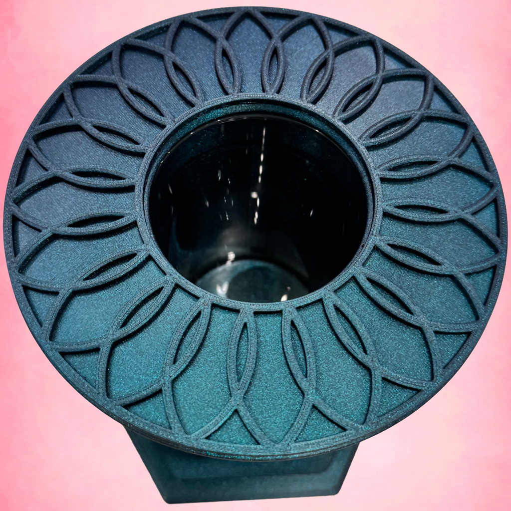Column Vase — Removable Glass Insert