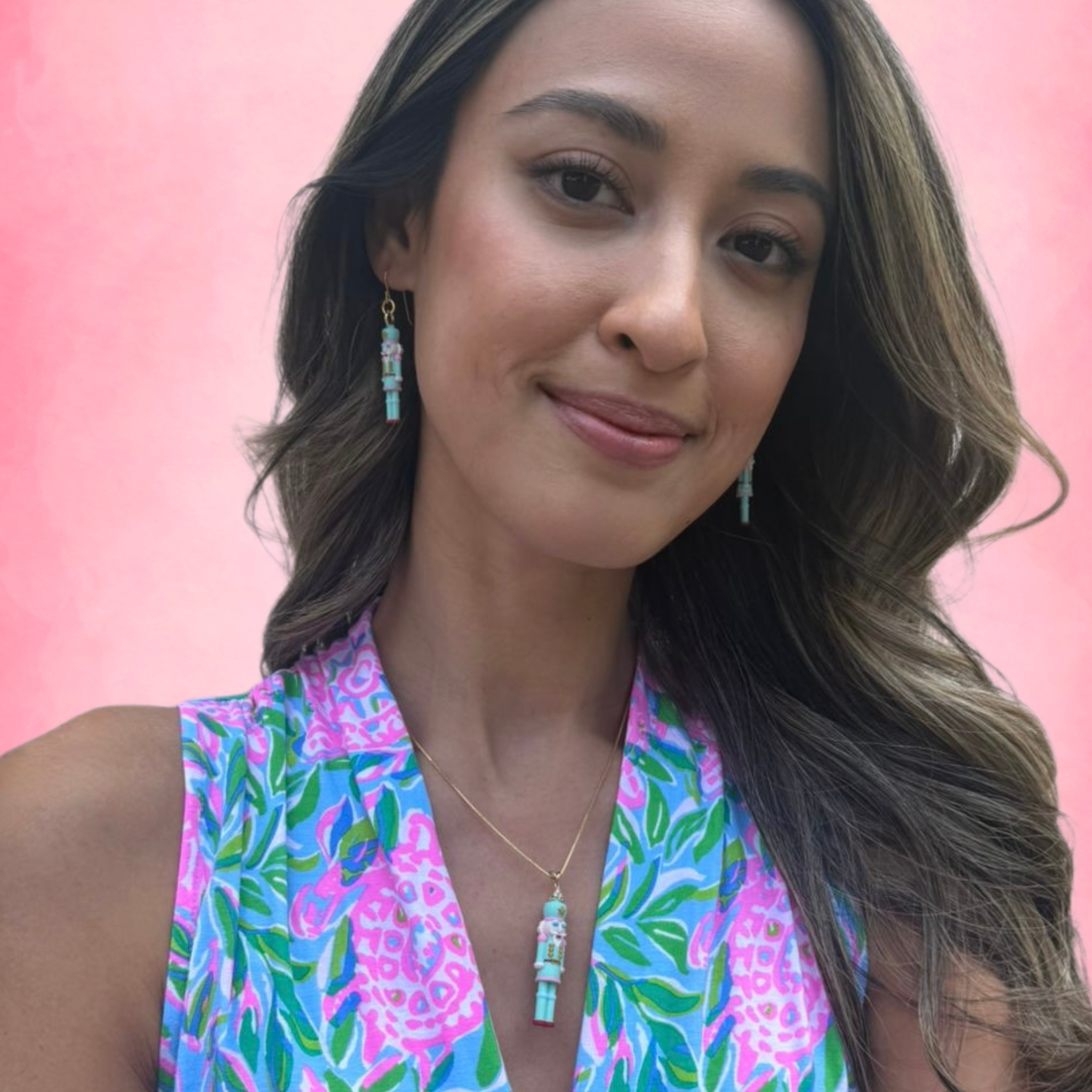 Nutcracker Pendant Necklace - Sterling Silver Chain