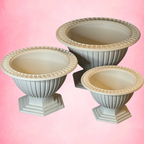 Bone White Palais Bowl available in Duchess, Princess, and Queen sizes