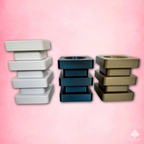 Atelier Vase shown in Bone White Queen, Onyx Shimmer Duchess, and Warm Bronze Duchess finishes