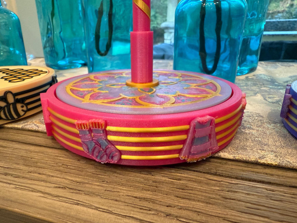 Deluxe Yarn Spinner Smooth Rotating Yarn Stand for Knitting and Crochet