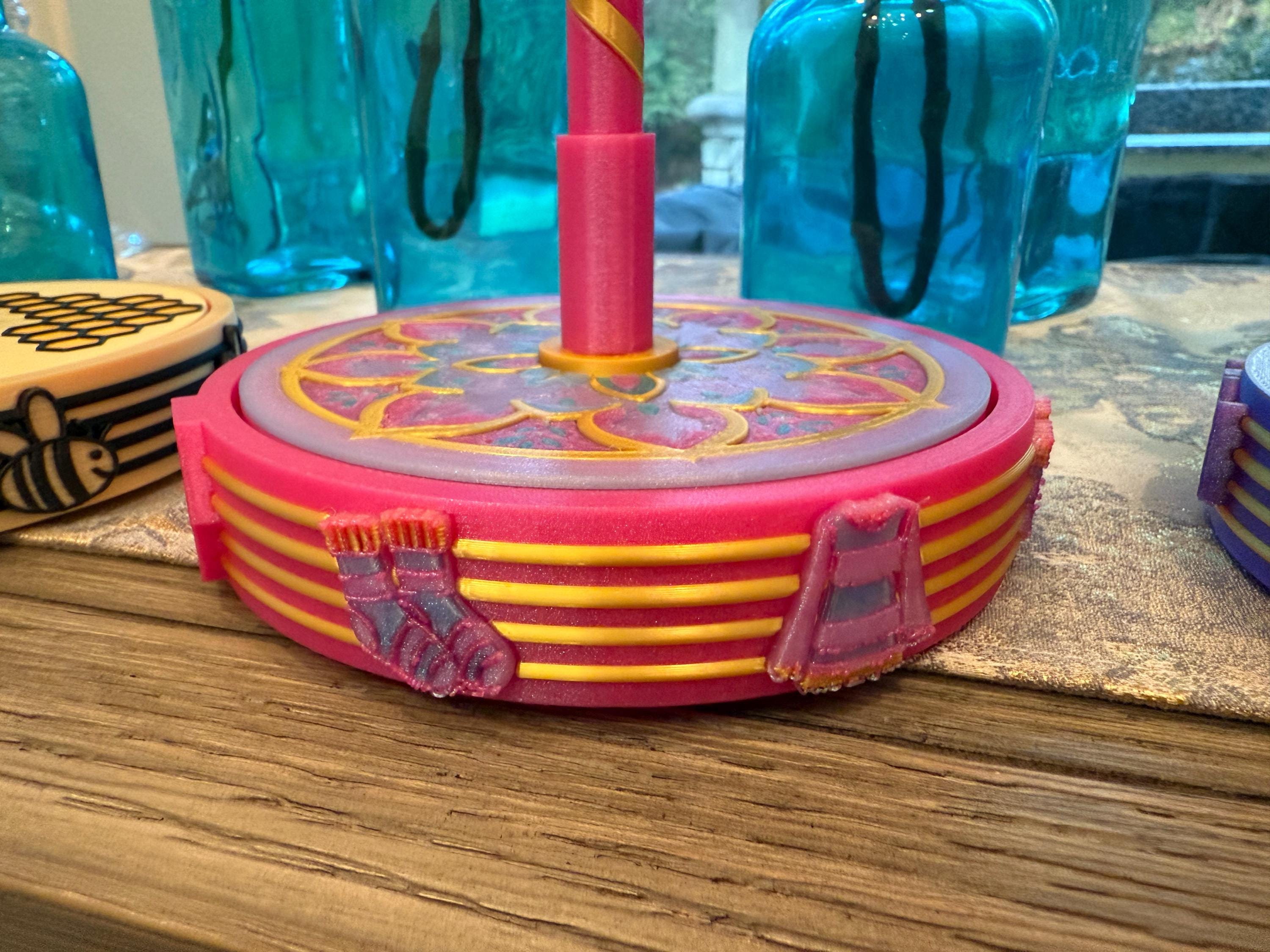 Deluxe Yarn Spinner Smooth Rotating Yarn Stand for Knitting and Crochet