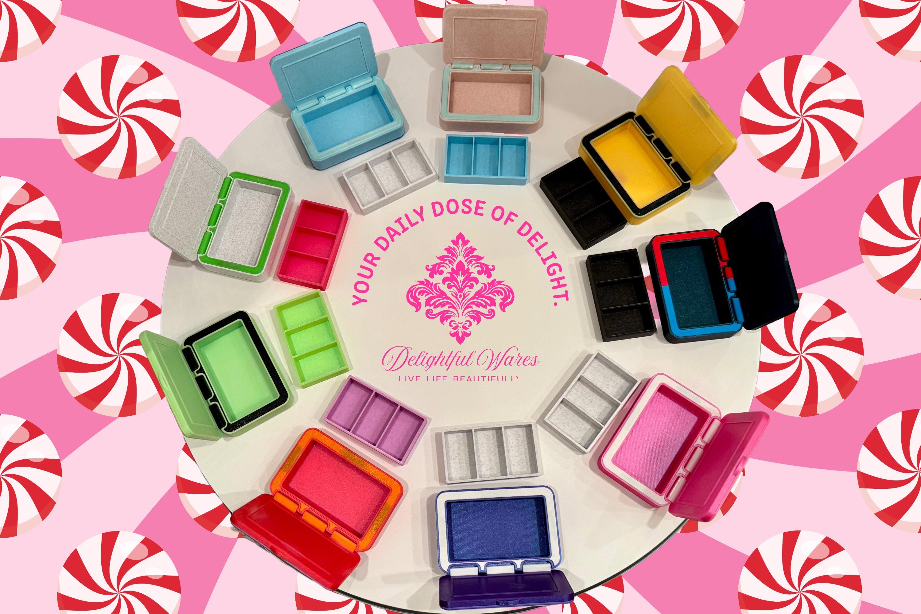 Magnetic Pill Box • Cute Travel Medication Case for Daily Pills