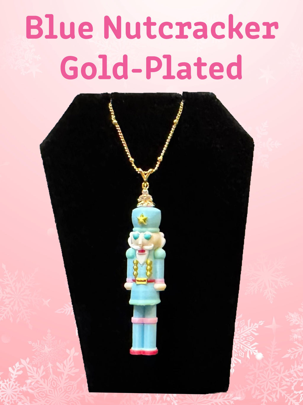 Nutcracker Pendant Necklace • 925 Sterling Silver • Cute Character Jewelry