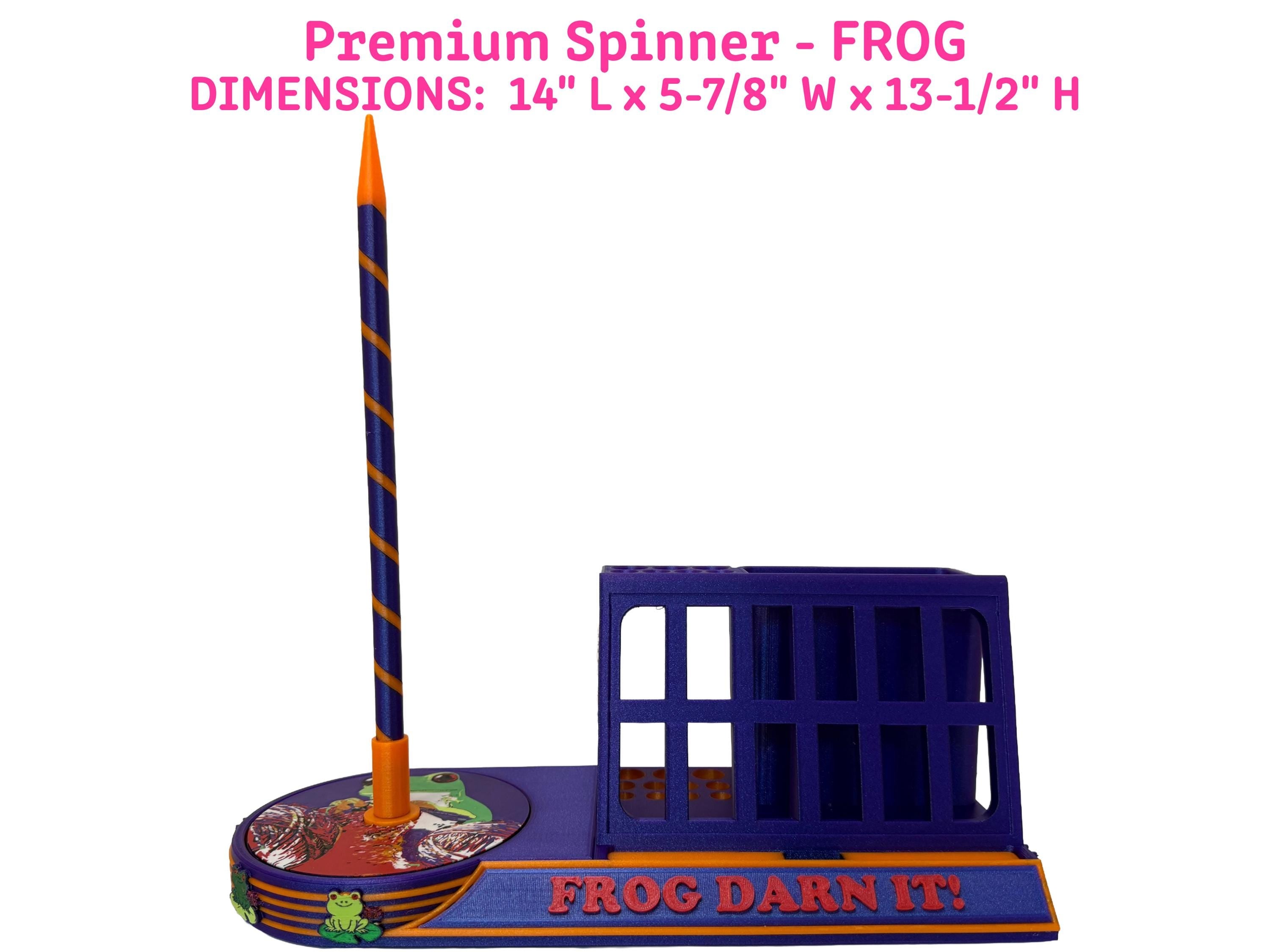 Premium Yarn Spinner with Phone Stand & Tool Caddy | Rotating Yarn Stand