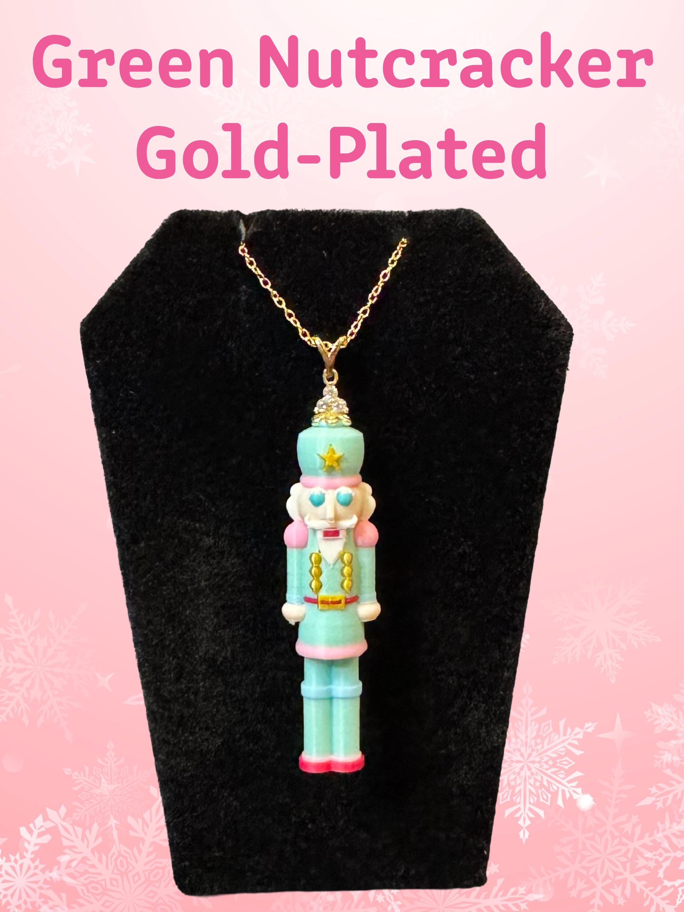 Nutcracker Pendant Necklace • 925 Sterling Silver • Cute Character Jewelry